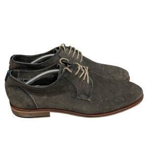 Modern Fiction Suede Lace Up Casual Shoe SZ 11 Grey